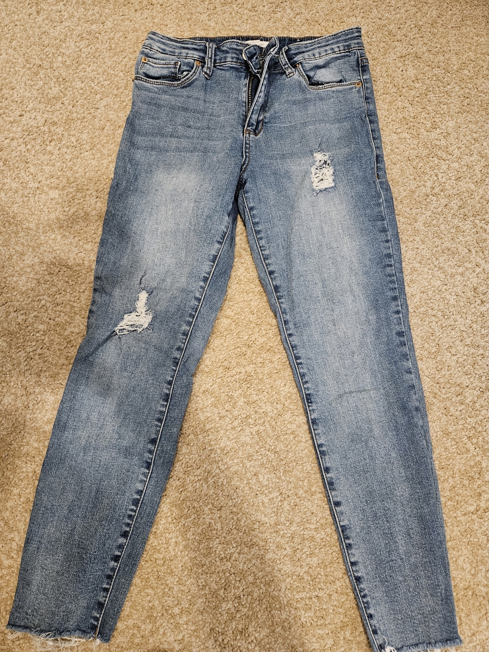 STS Blue Light Blue Distressed Skinny Jeans